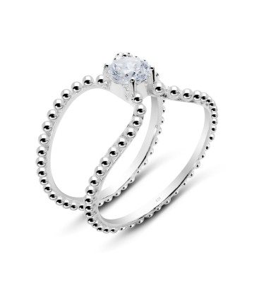 CZ Silver Ring NSR-3340